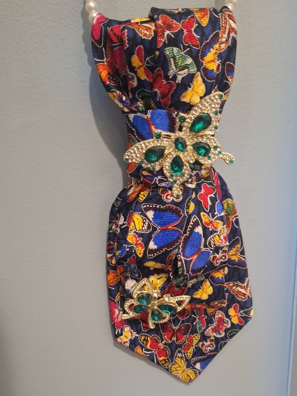 Osias Upcycled Necktie Necklace